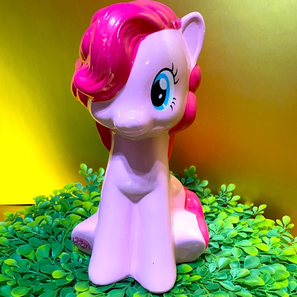 MY LITTLE PONY VTG 2014 PINKIE PIE PONY COLLECTIBLE CERAMIC COIN BANK 9.5” - Picture 2 of 15